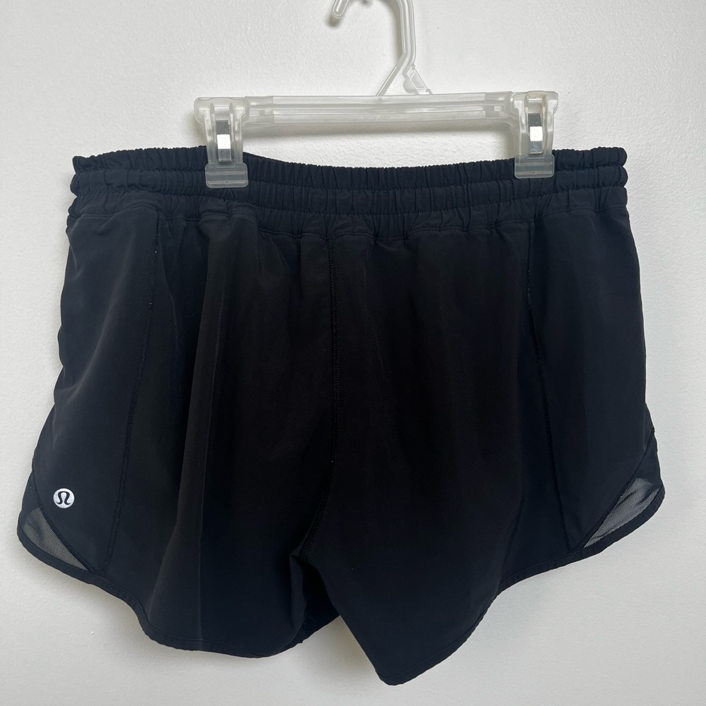 Lululemon Athletica Black Hotty Hot Athletic Shorts